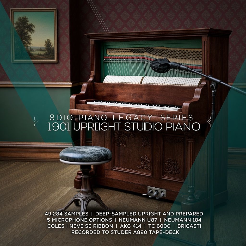 1901 Upright Studio Piano 1901 Upright Studio Piano
