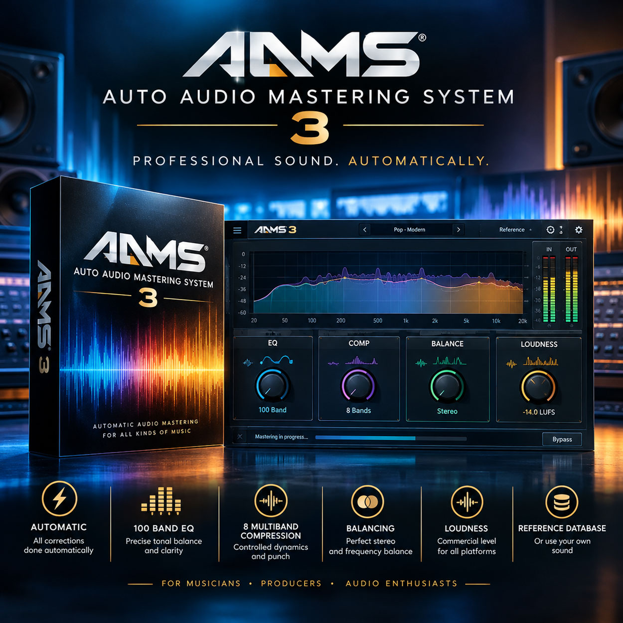 AAMS Auto Audio Mastering System 3.9.0.1