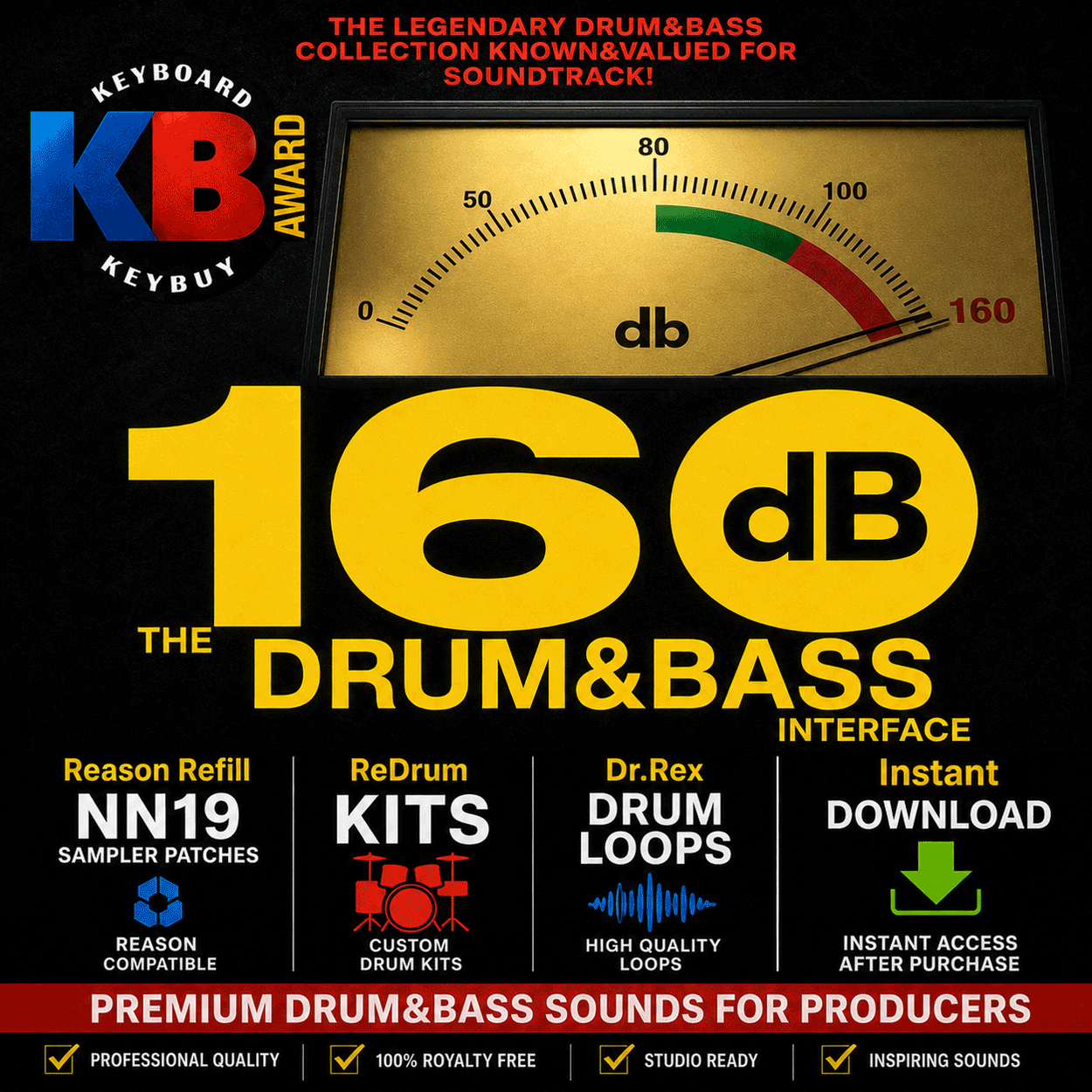 AMG 160dB The Drum and Bass Interface