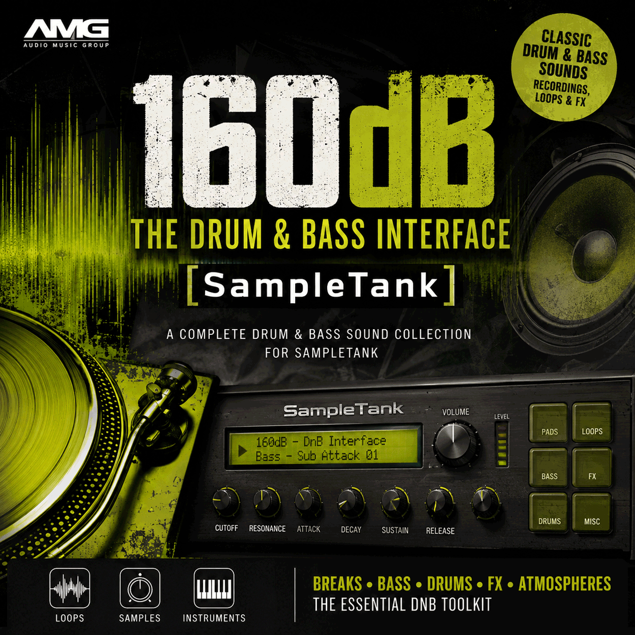 AMG 160dB - The Drum & Bass Interface [SampleTank]