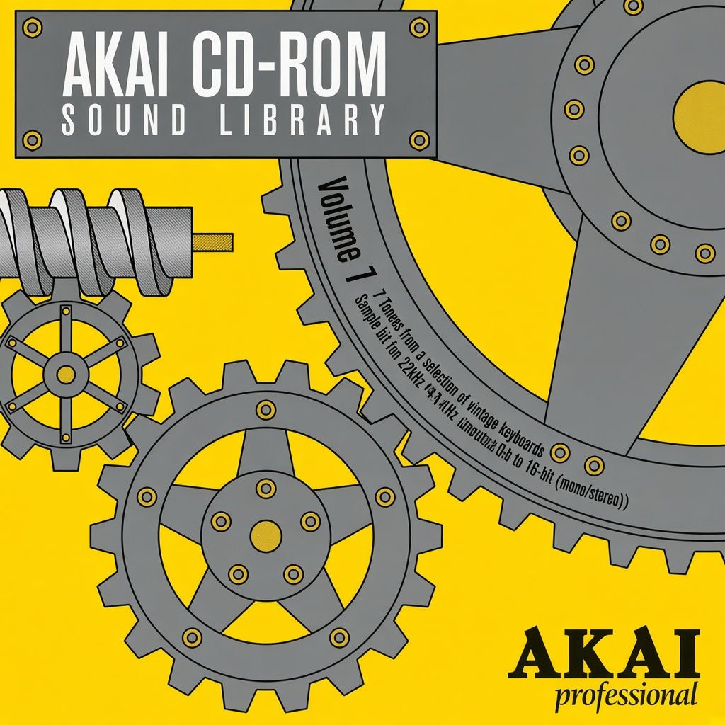 Akai CD-ROM Sound Library Volume 7 for S3000 XL Series