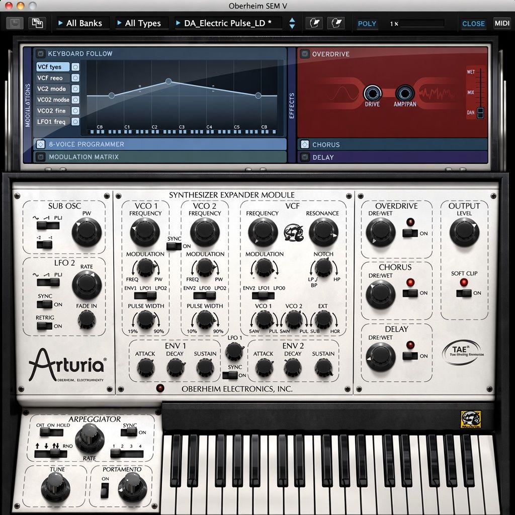 Arturia Oberheim SEM V v1.3.1.9 Arturia Oberheim SEM V v1.3.1.9