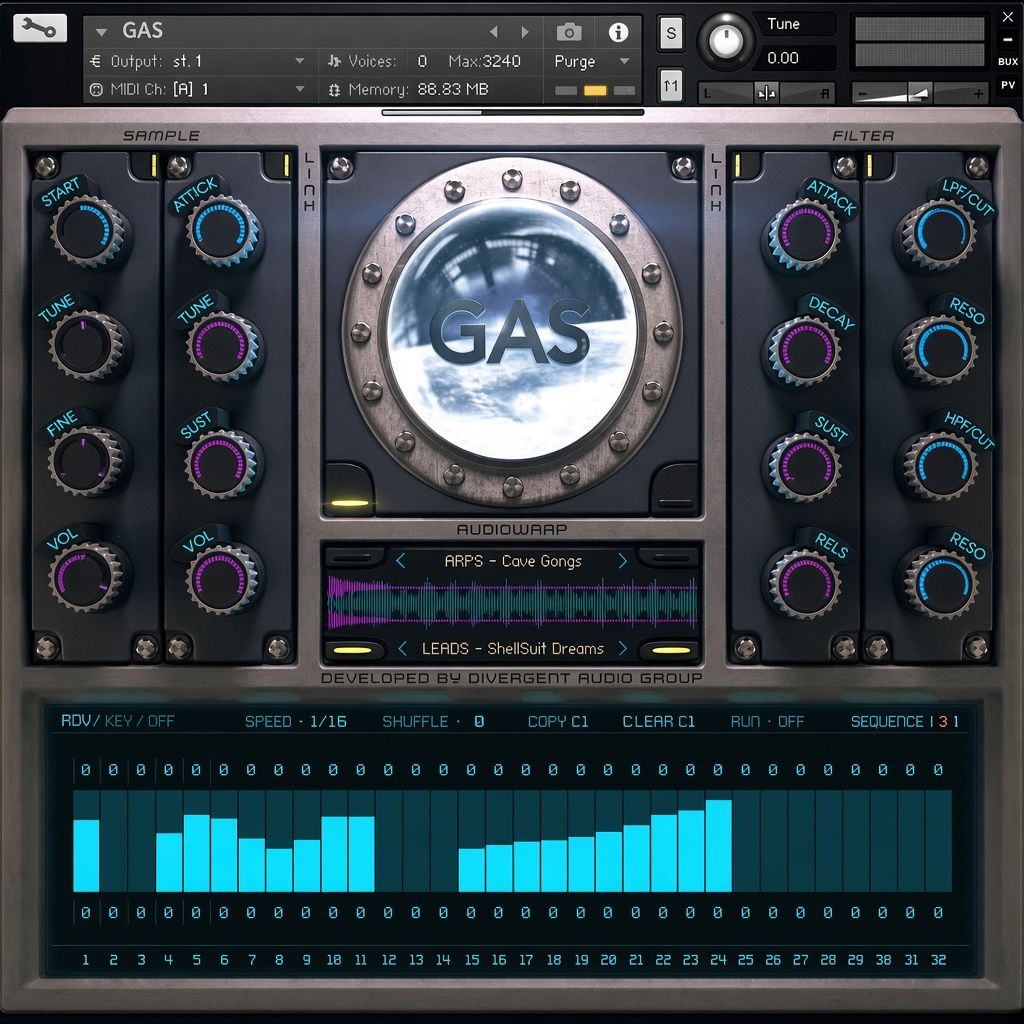 AudioWarp GAS - Cinematic Ambient Guitar Synthesis