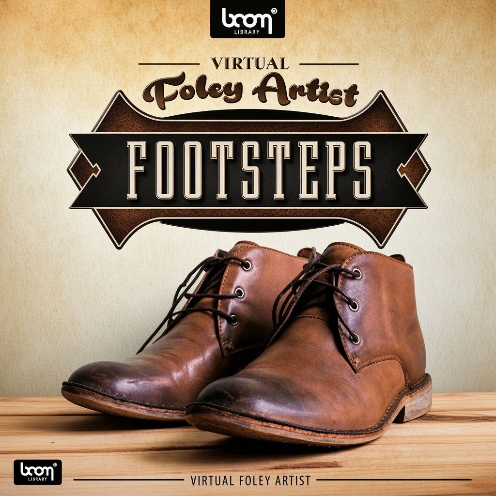 BOOM Library Virtual Foley Artist Footsteps [DVD]