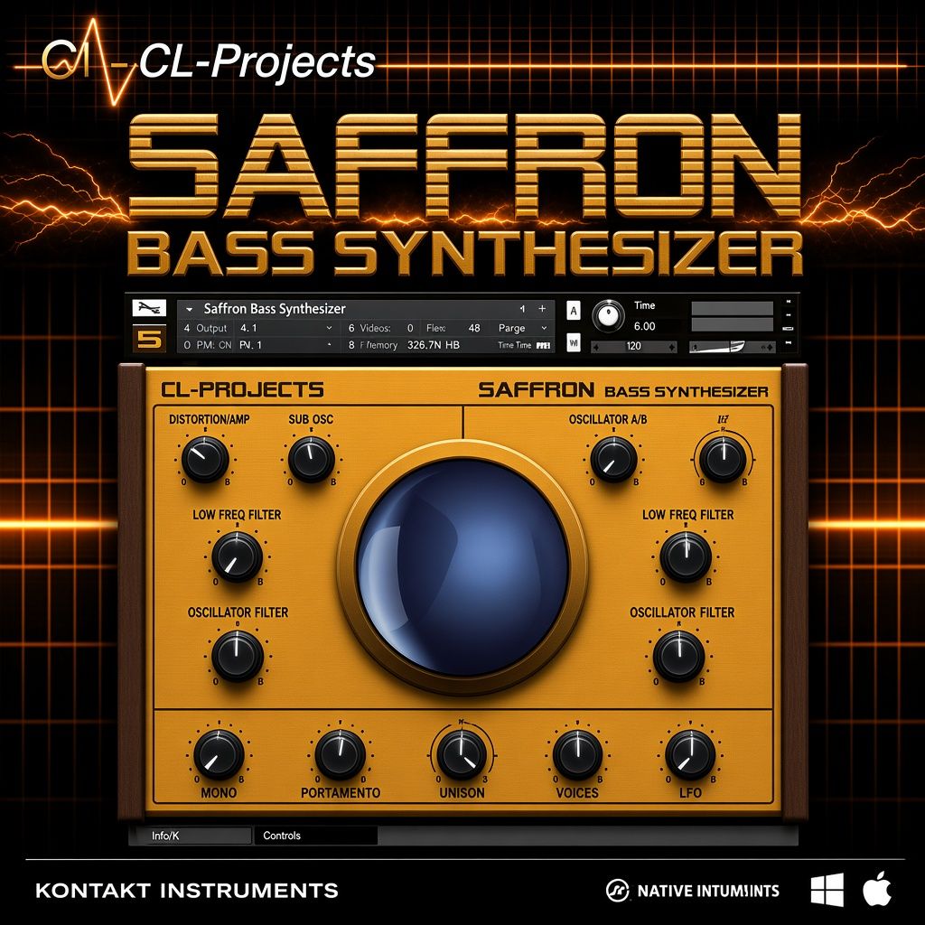 CL-Projects Saffron Bass Synthesizer v1.5
