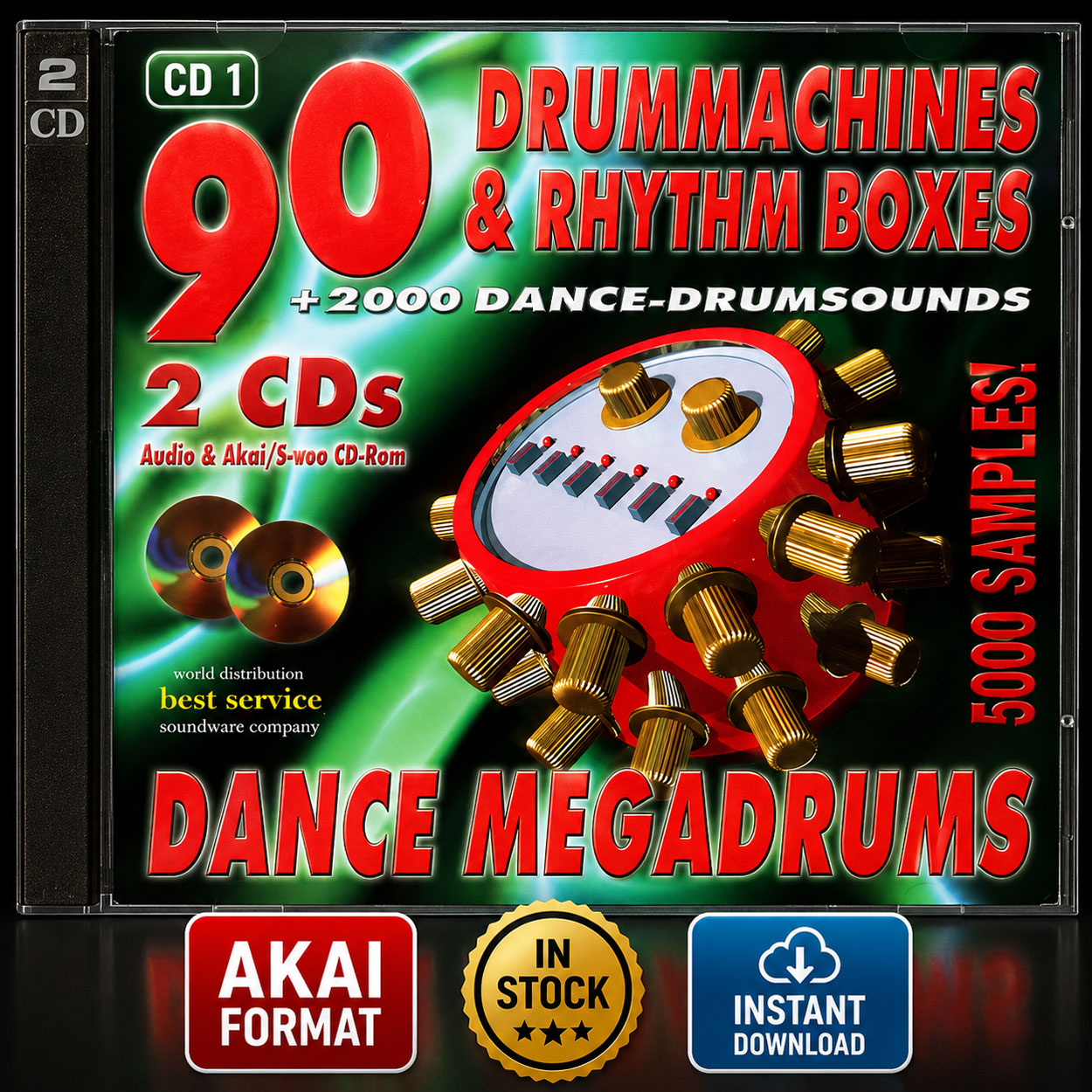 Dance Mega Drums CD 1