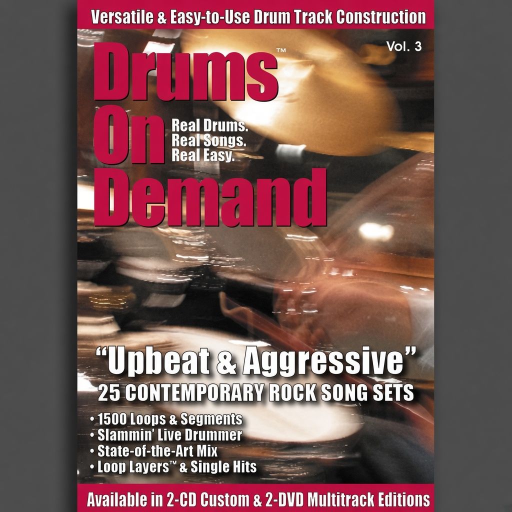 Drums on Demand Multitrack Edition Vol.3 [2 DVD]