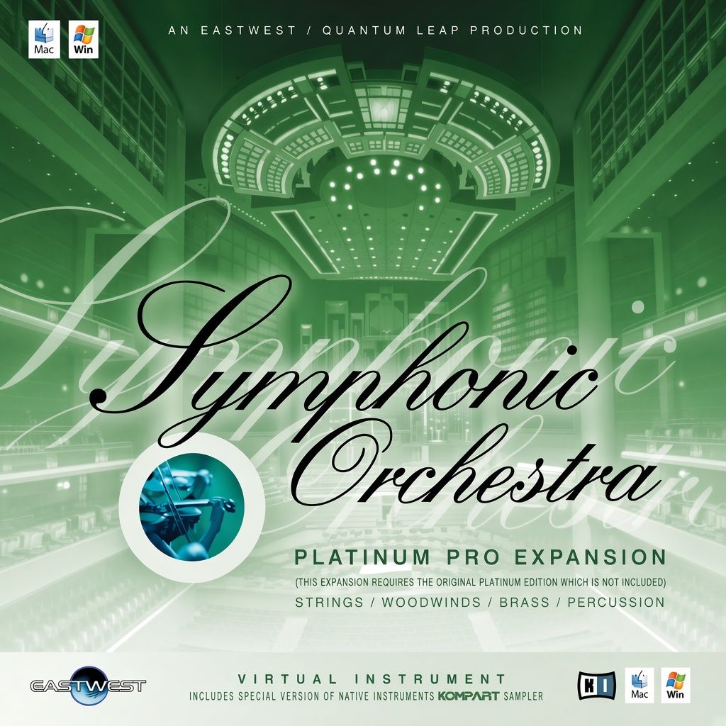 EWQL Symphonic Orchestra PLATINUM Pro XP [18 DVD]