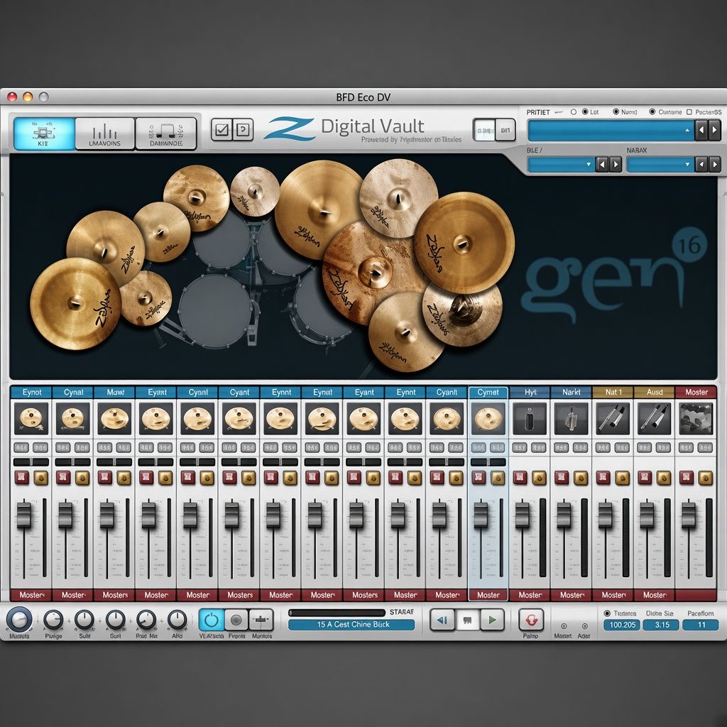FXpansion Zildjian Digital Vaults Vol.1 [3 DVD]