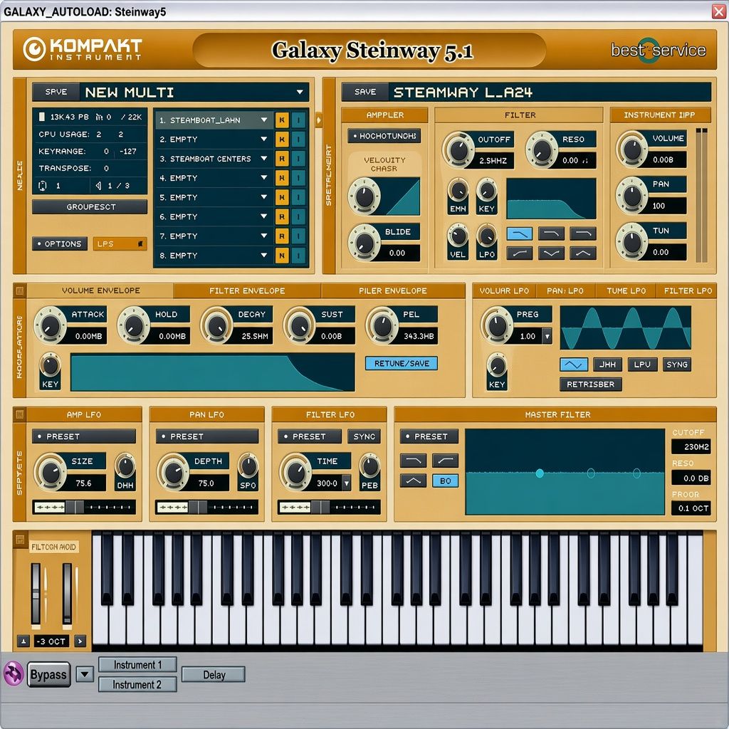 Galaxy Steinway 5.1 [3 DVD]