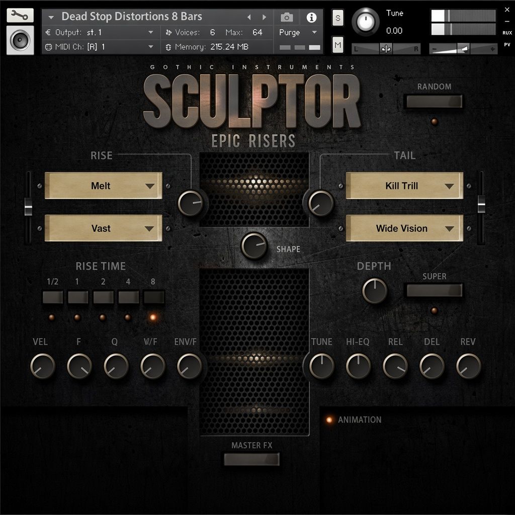 Gothic Instruments Sculptor Epic Risers