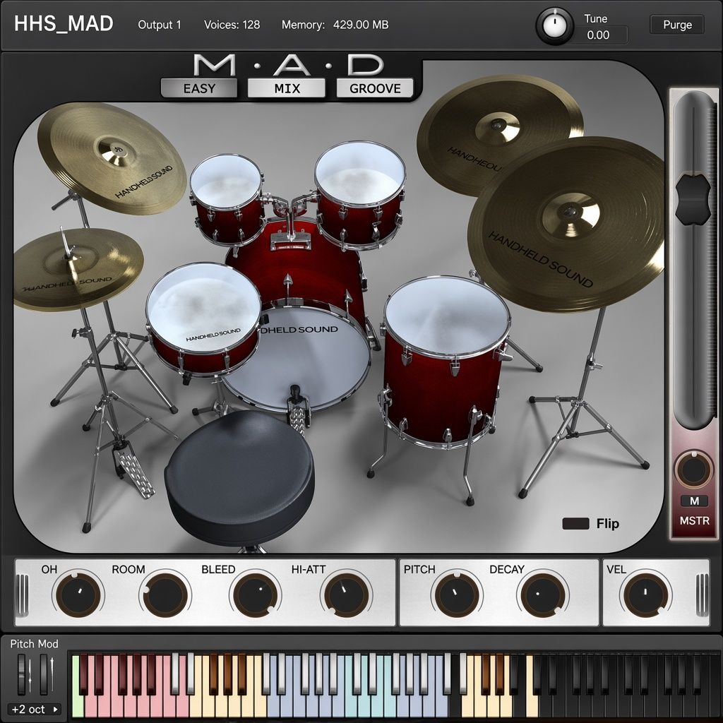 Handheld Sound MAD Drum Kit Series