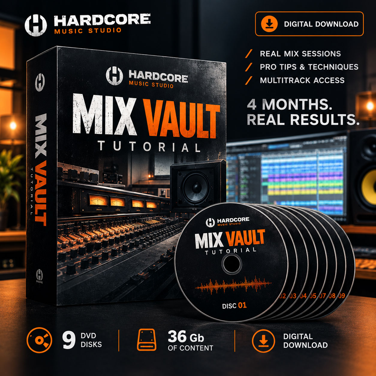 Hardcore Music Studio Mix Vault Tutorial