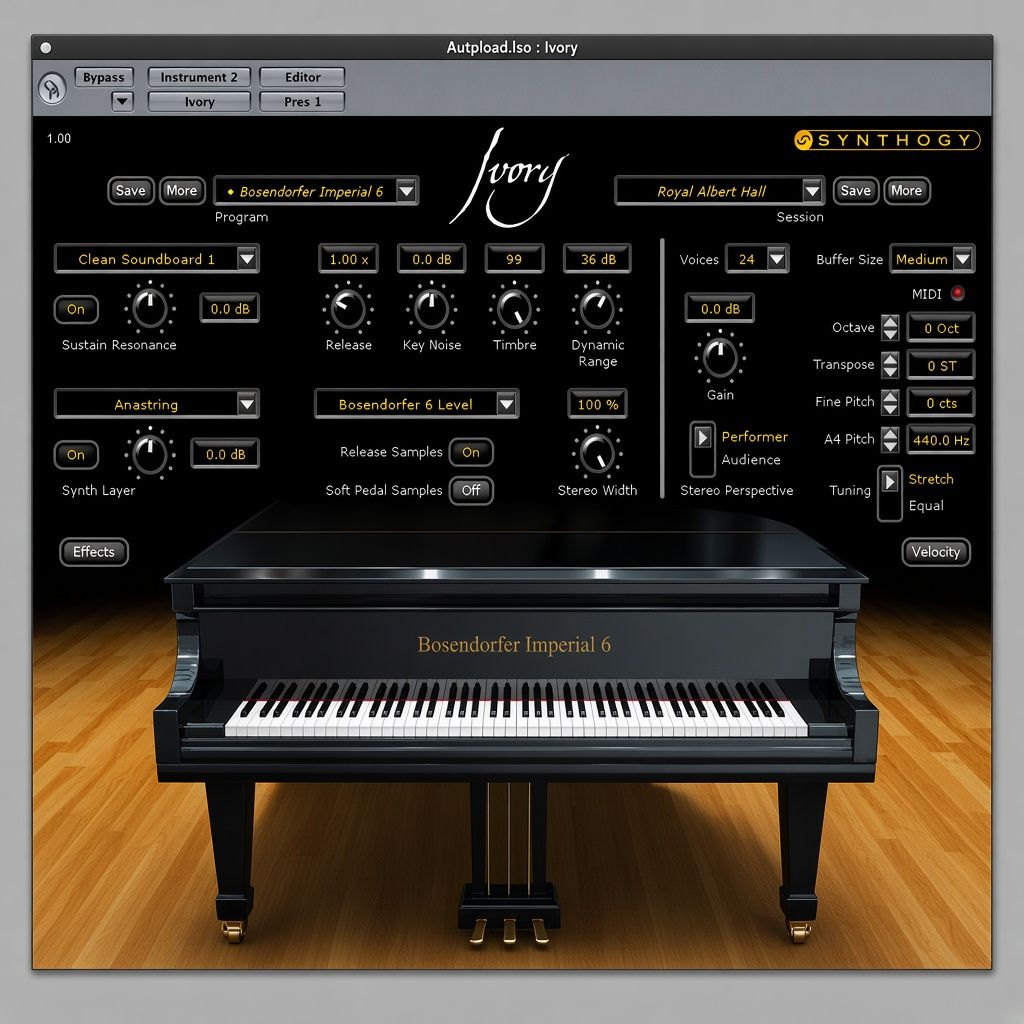 IVORY - Grand Pianos VSTi v1.5 [10 DVD]