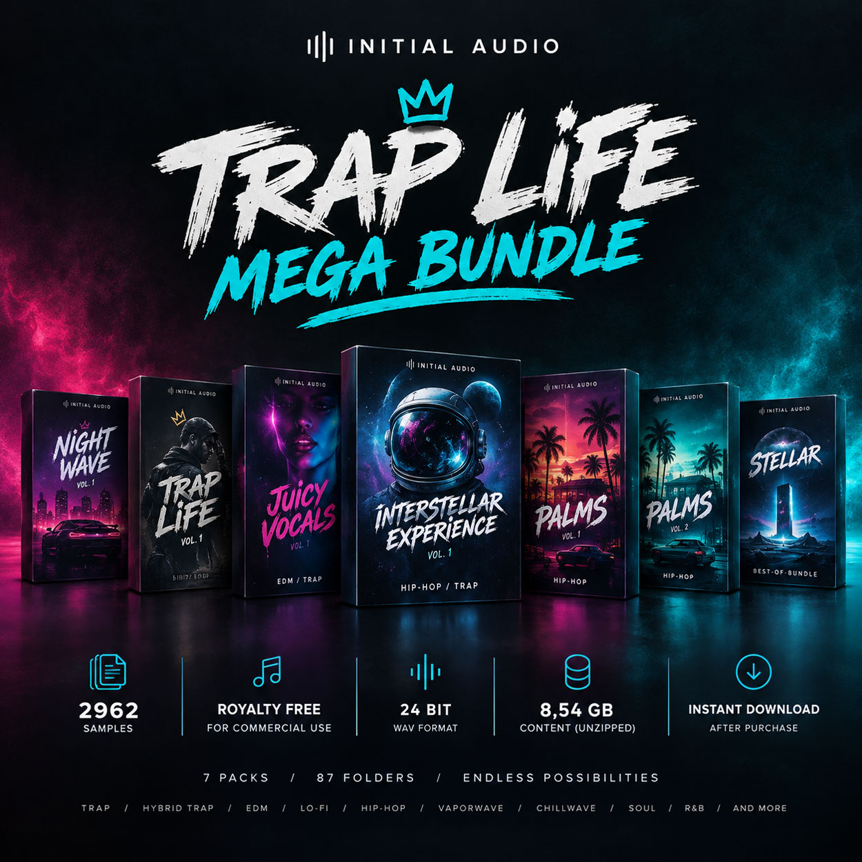 Initial Audio Trap Life Mega Bundle Initial Audio Trap Life Mega Bundle