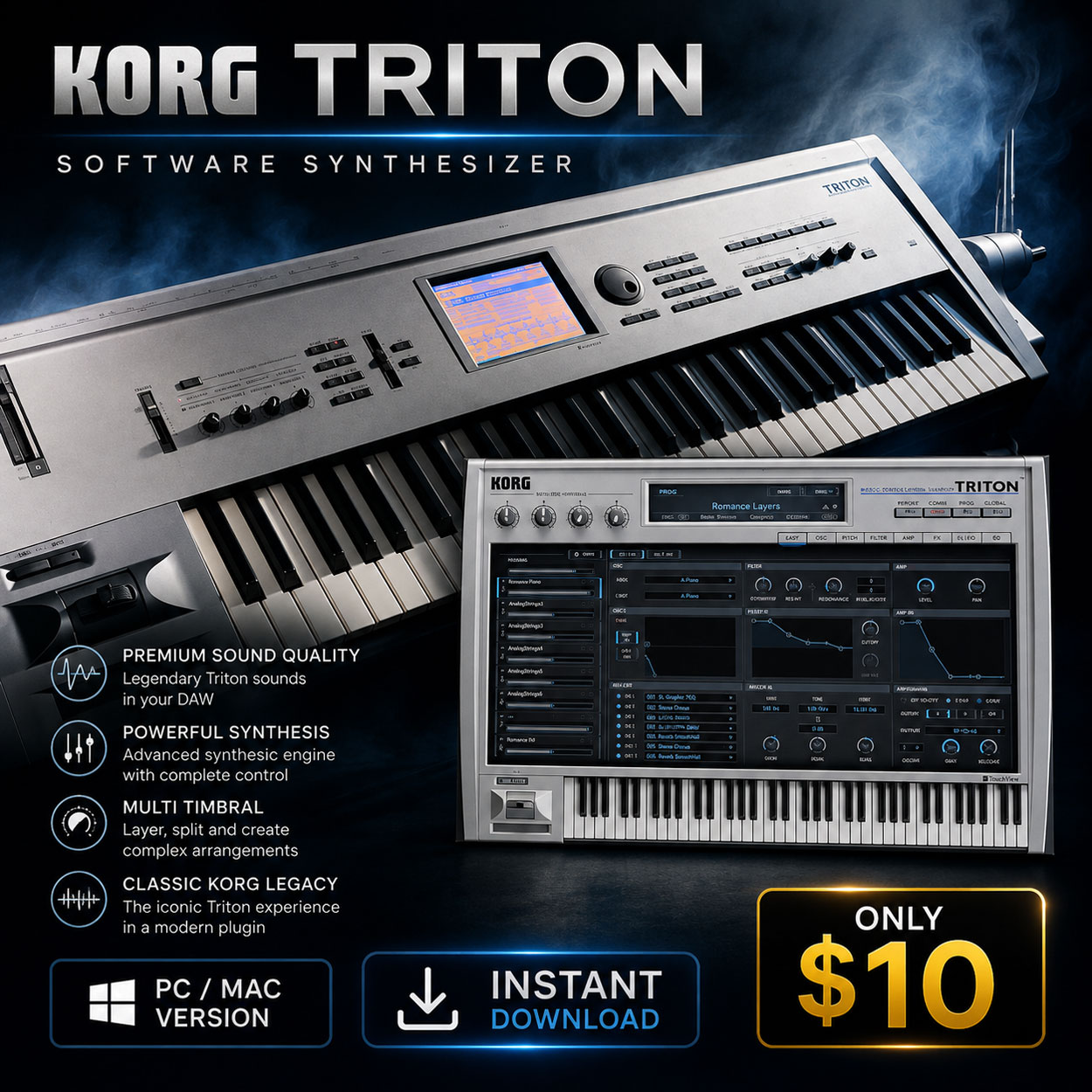 Korg Triton VST v1.3.7
