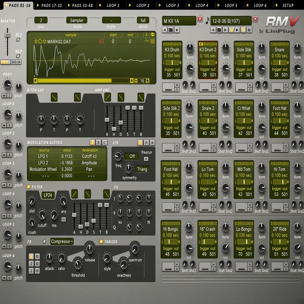 Linplug RM-IV Drum Addiction Linplug RM-IV Drum Addiction