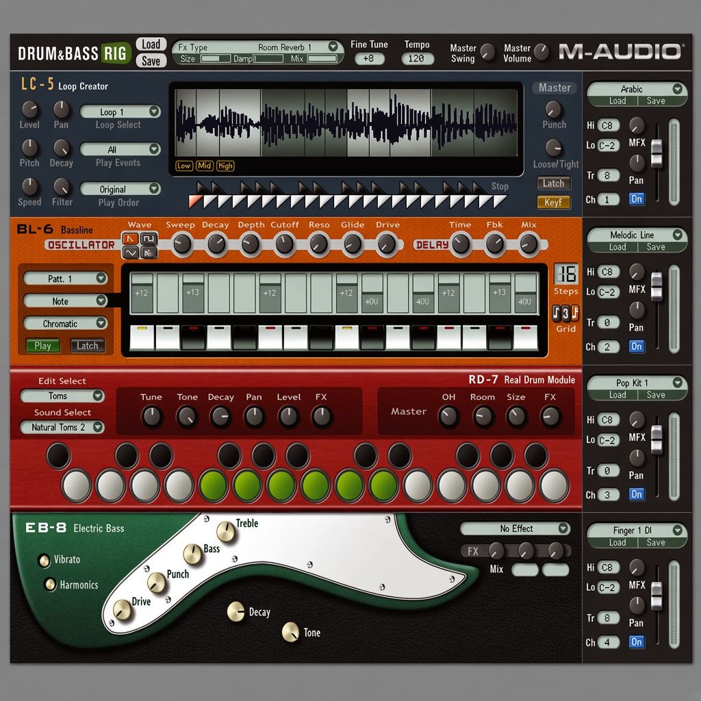 M-Audio Drum & Bass Rig M-Audio Drum & Bass Rig
