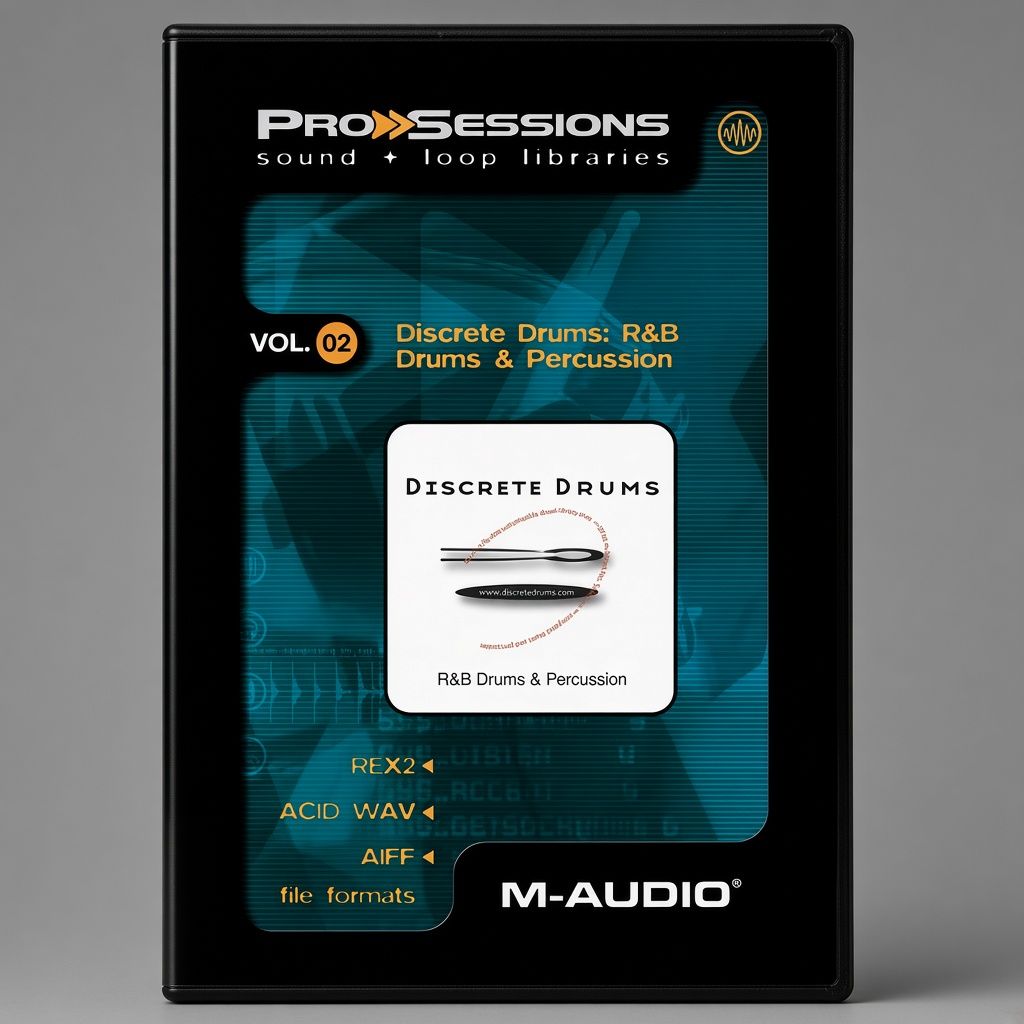 M-Audio ProSessions vol.02 - Discrete Drums: R&B Drums and Percussion