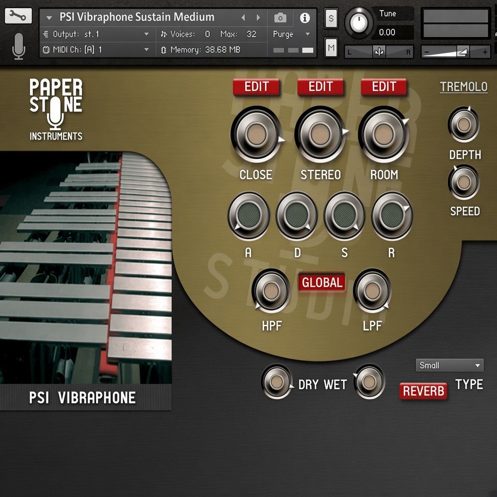 Paper Stone Instruments Vibraphone