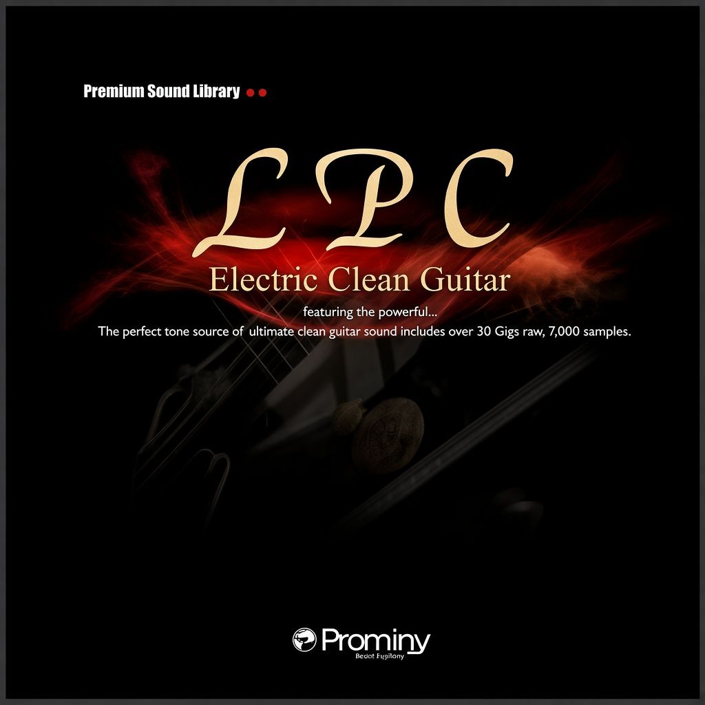 Prominy LPC Electric Clean Guitar for Kontakt 2 [2 DVD]