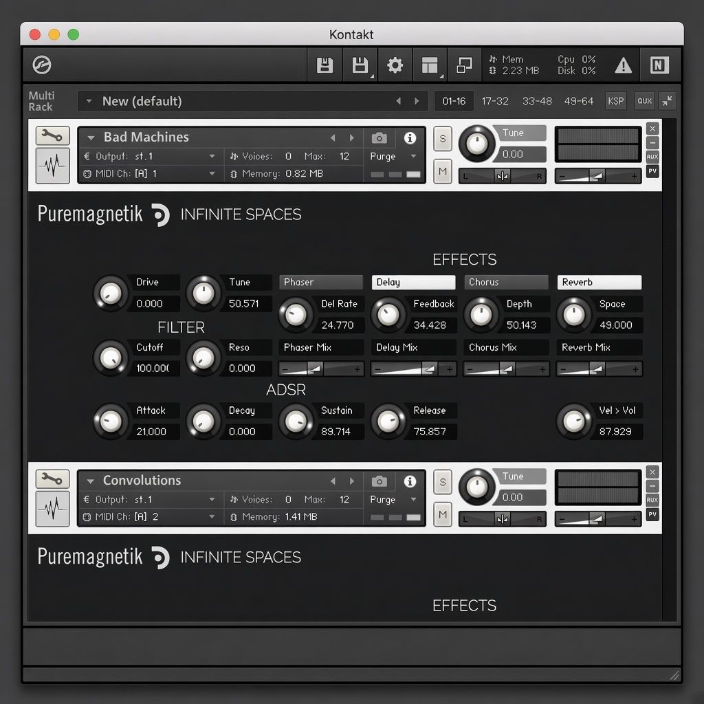Puremagnetik Infinite Spaces