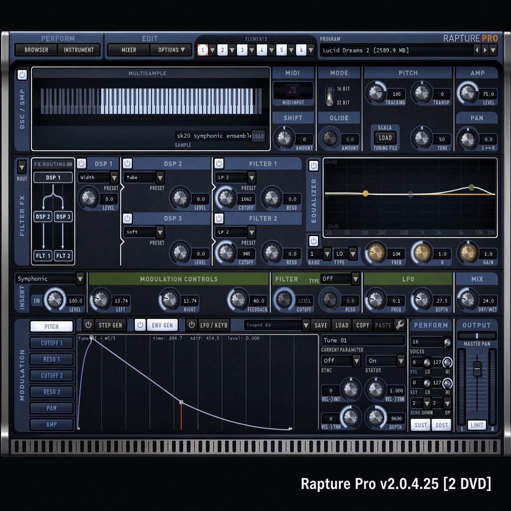 Rapture Pro v2.0.4.25 [2 DVD]