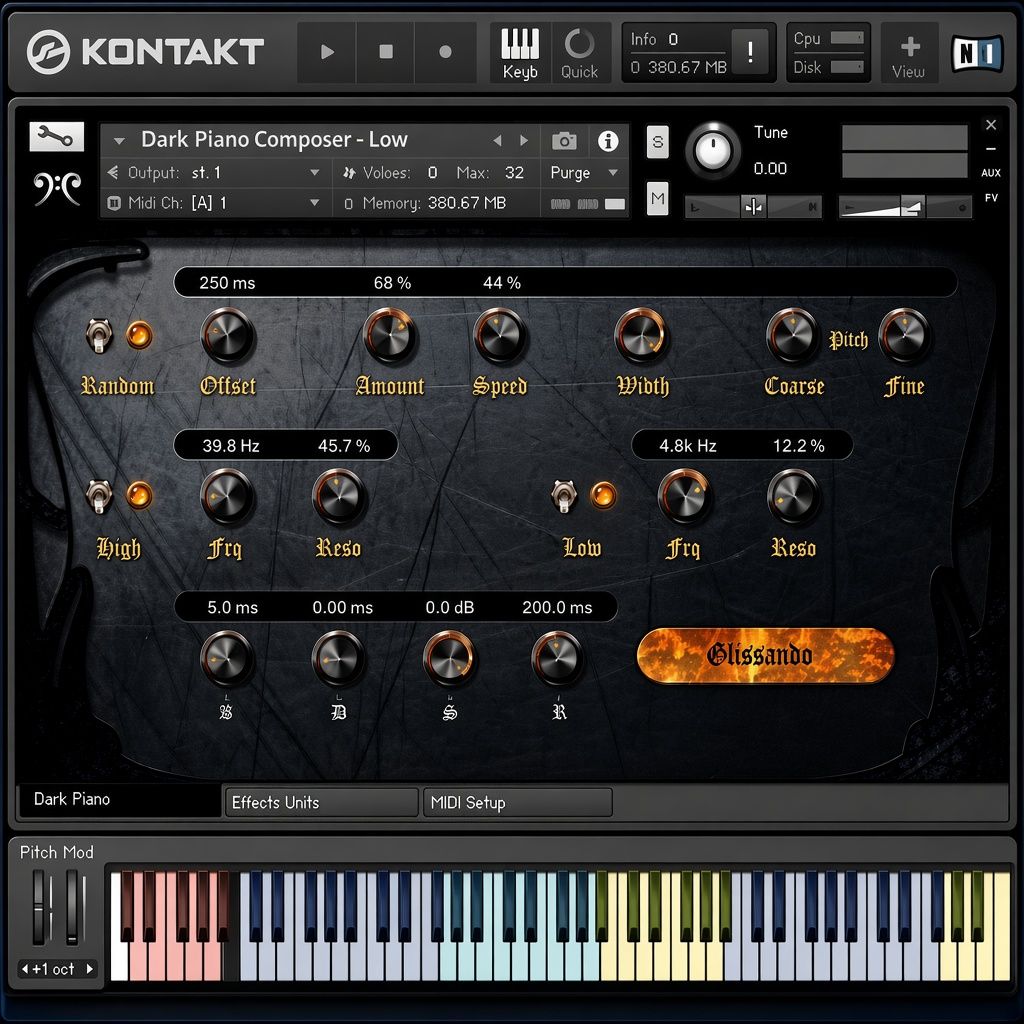 Replika Sound Dark Piano Composer