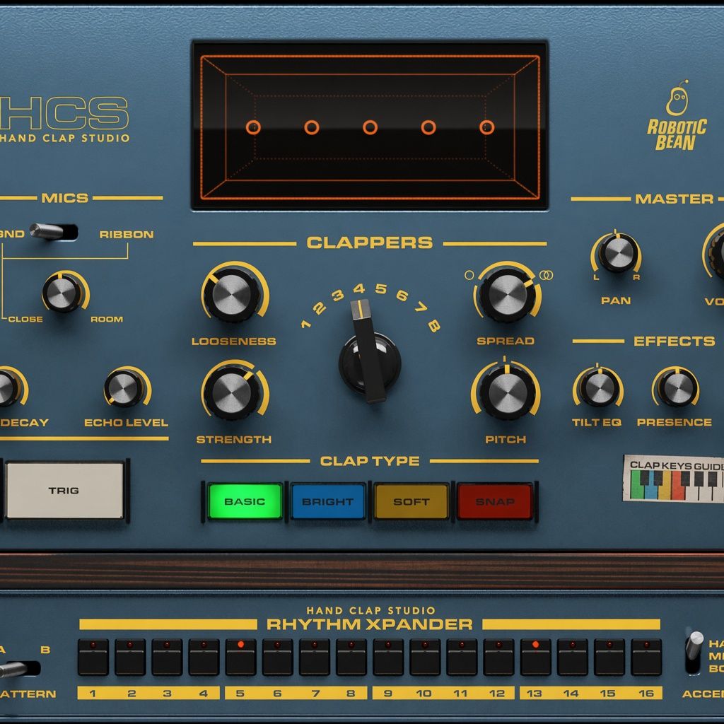 Robotic Bean Hand Clap Studio v1.2 Robotic Bean Hand Clap Studio v1.2