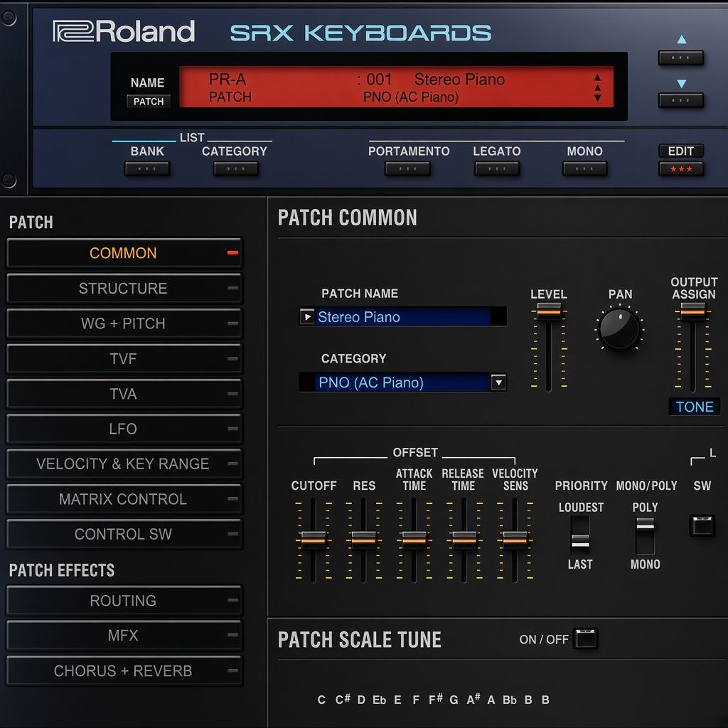 Roland VS SRX-KEYBOARDS v1.01