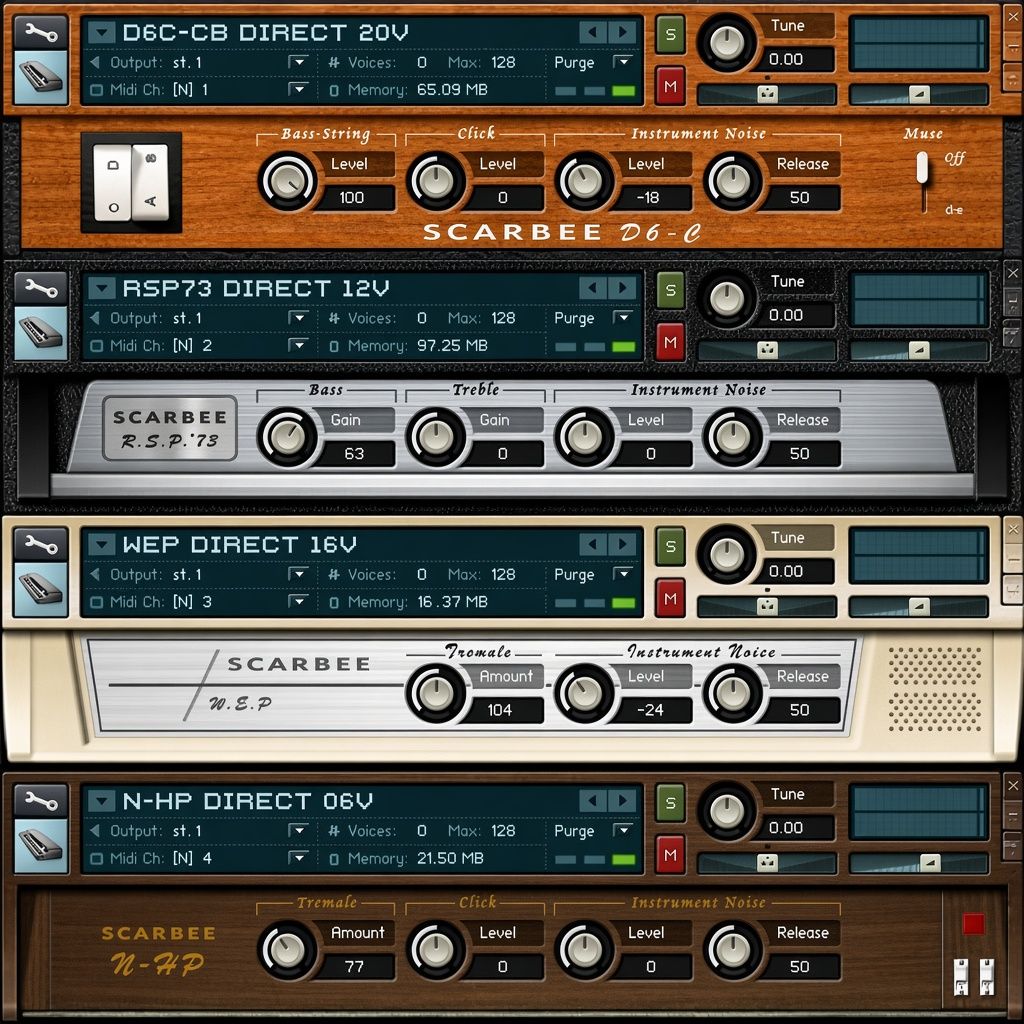Scarbee Vintage Keyboard Collection Scarbee Vintage Keyboard Collection