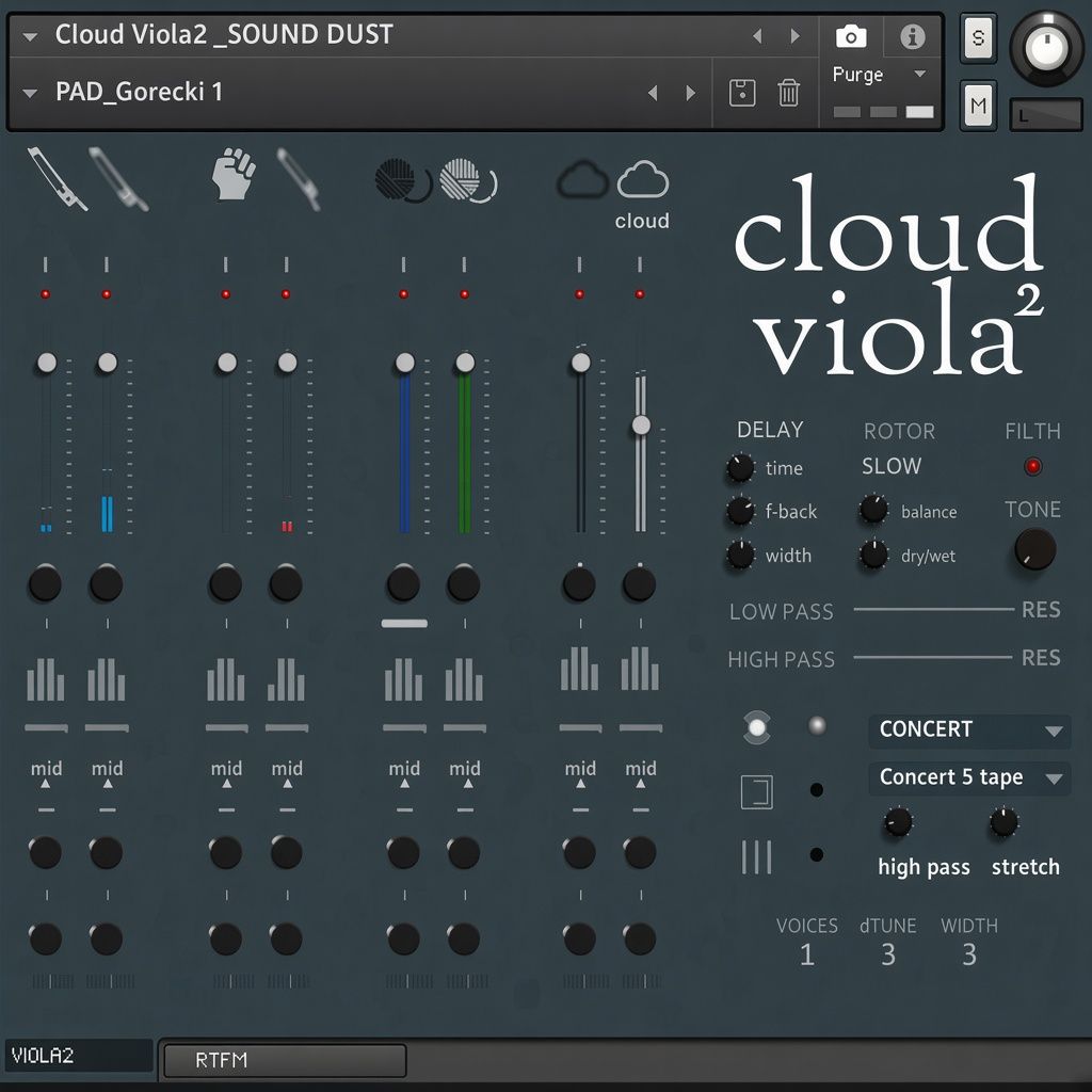 Sound Dust Cloud Viola 2