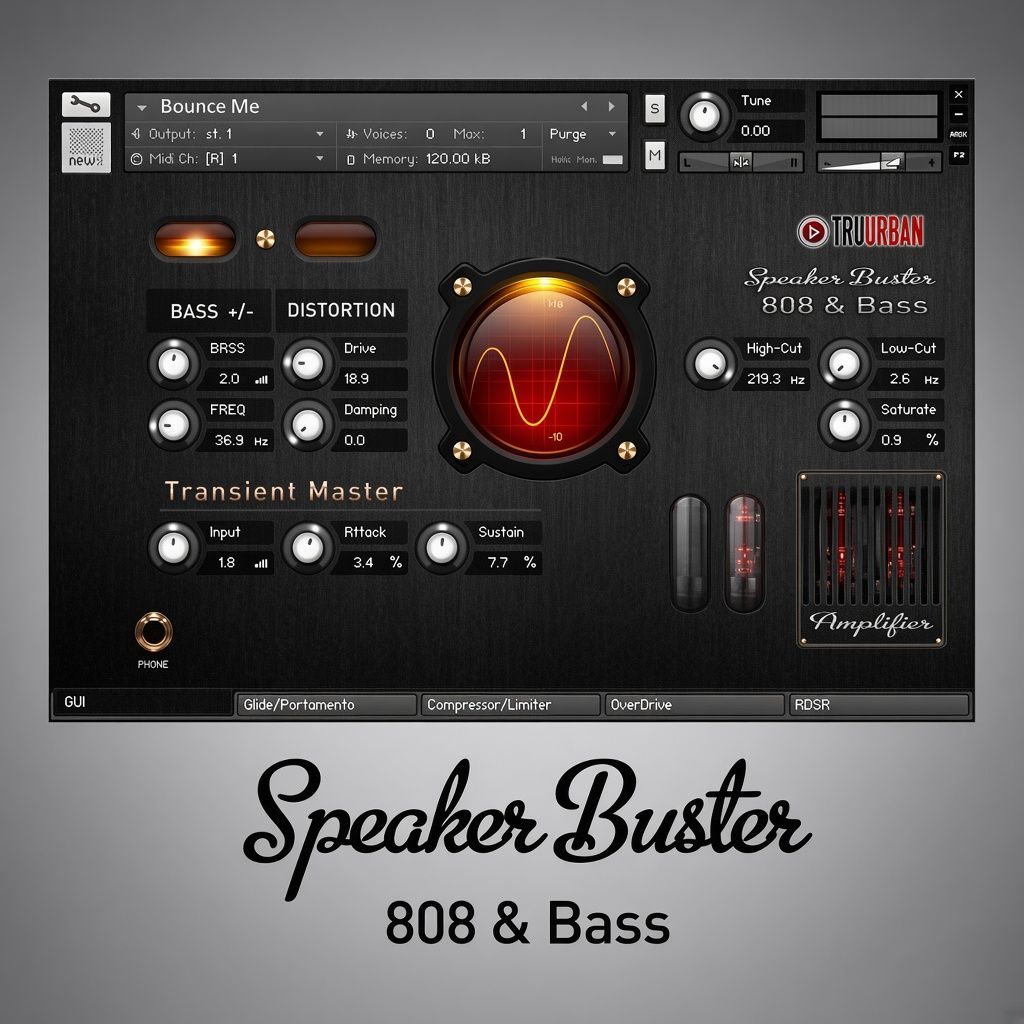Speaker Buster 808 and Analog Synth Bass Speaker Buster 808 and Analog Synth Bass