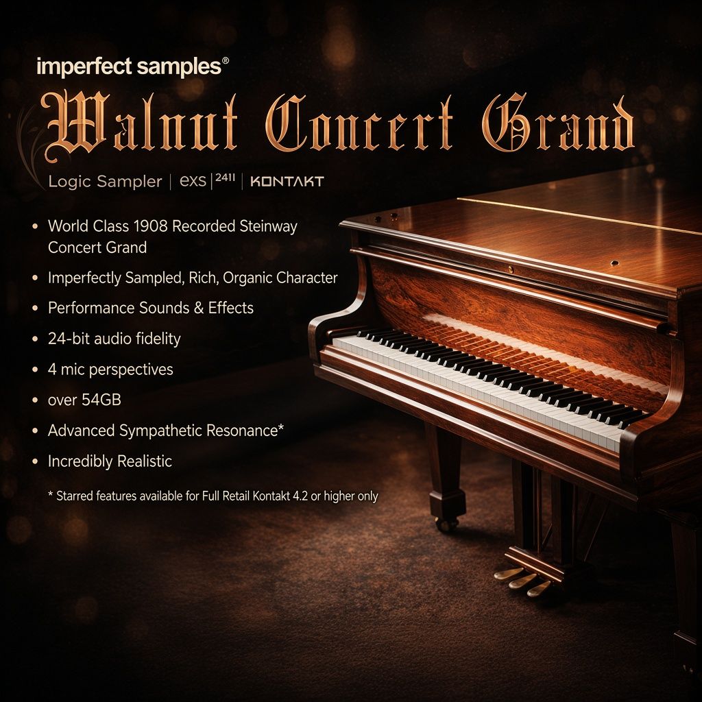 Steinway Walnut Concert Grand Pro [2 DVD]