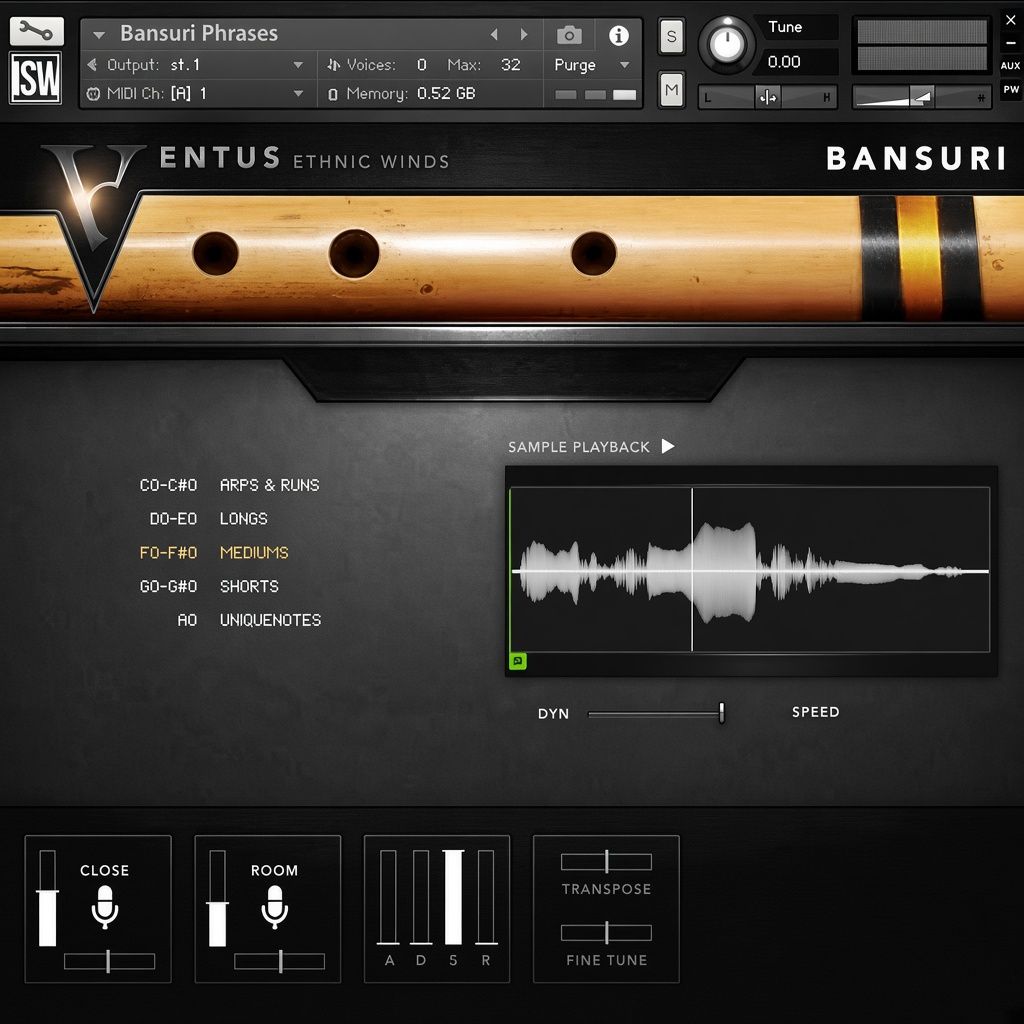 VENTUS Ethnic Winds - Bansuri