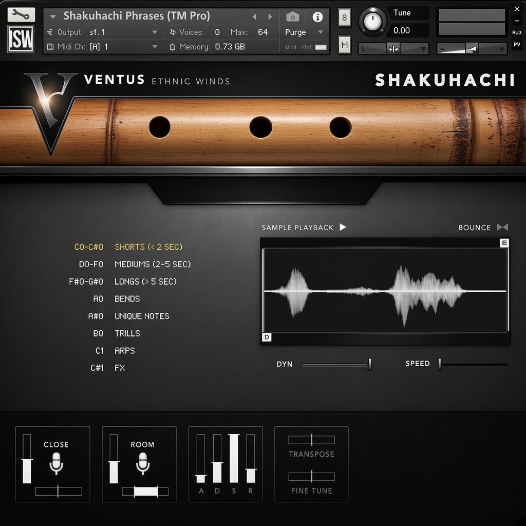 Ventus Ethnic Winds Shakuhachi Ventus Ethnic Winds Shakuhachi