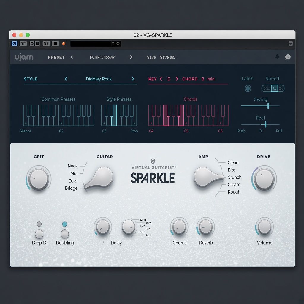Virtual Guitarist Sparkle