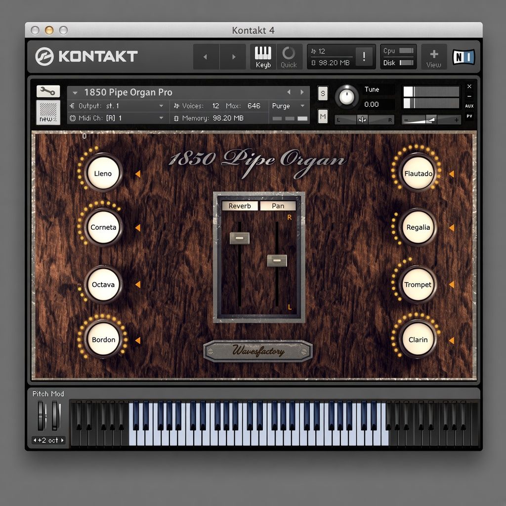 Wavesfactory 1850 Pipe Organ [Pro Version]