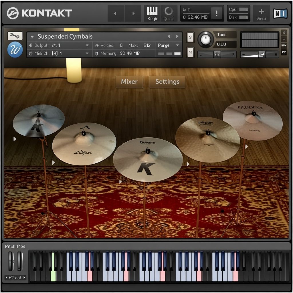 Wavesfactory Suspended Cymbals [DVD]